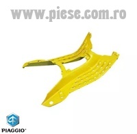Podea (suport picioare) originala Vespa Sprint 50-125-150cc - culoare: galben (cod culoare: Positano 968/A)